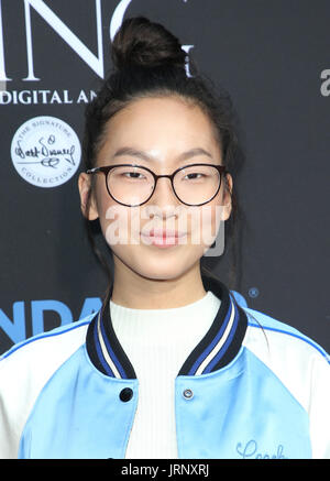 LOS ANGELES, CA - AUGUST 05: Madison Hu, At 'The Lion King' Sing-Along Screening At The Greek Theatre In California on August 05, 2017. Credit: FS/MediaPunch Stock Photo