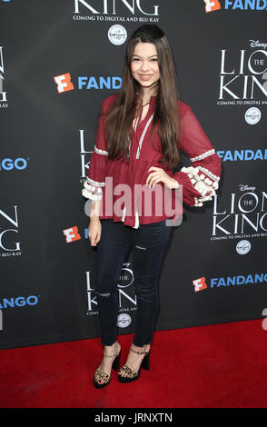 LOS ANGELES, CA - AUGUST 05: Nikki Hahn, At 'The Lion King' Sing-Along Screening At The Greek Theatre In California on August 05, 2017. Credit: FS/MediaPunch Stock Photo