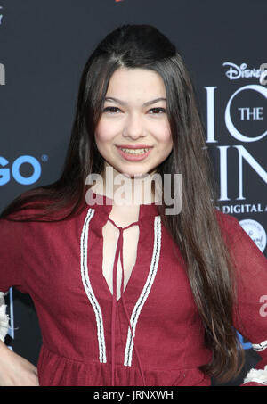 LOS ANGELES, CA - AUGUST 05: Nikki Hahn, At 'The Lion King' Sing-Along Screening At The Greek Theatre In California on August 05, 2017. Credit: FS/MediaPunch Stock Photo