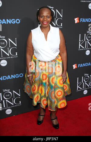 Los Angeles, USA. 5th Aug, 2017. 05 August 2017 - Los Angeles, California - Tshidi Manye. ''The Lion King'' Sing-Along Screening. Photo Credit: F. Sadou/AdMedia Credit: F. Sadou/AdMedia/ZUMA Wire/Alamy Live News Stock Photo