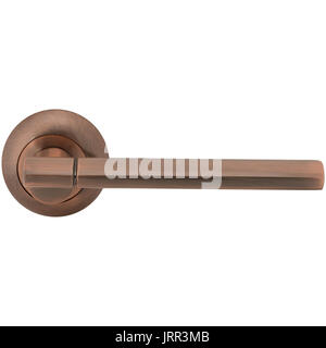 Classic door handle side view Stock Photo