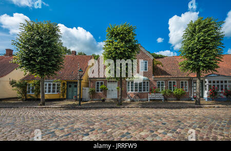 Mogeltonder, little Danish village in the southwest of Jutland peninsula, Denmark Stock Photo