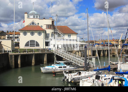 Royal Norfolk and Suffolk Yacht Club, Lowestoft, Suffolk, England, UK Stock Photo