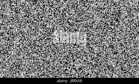 Pixel Noise Vector. VHS Glitch Texture TV Screen. Static Error. Introduction And The End Of The TV Programming. Stock Vector