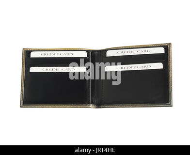 Wallet for credit cards Stock Photo