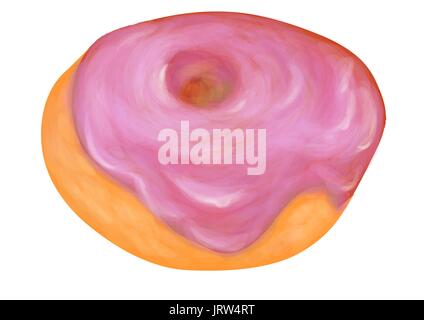 doughnut. cake isolated on a white background Stock Vector