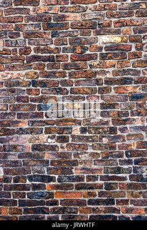Portrait Image of a Brick Wall, Piece By Piece, Brick by Brick, Wall, Solid, Secure, Obstacle, Brick Wall Background, Colourful Bricks, Defined Stock Photo