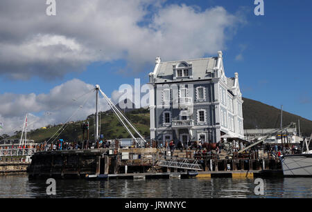 The African Training Port Company at the V&A Waterfront in Cape Town, Western Cape, South Africa. Stock Photo
