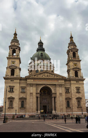 St. Stephen's Basilica (Szent István Bazilika), Lipótváros, Budapest, Hungary Stock Photo