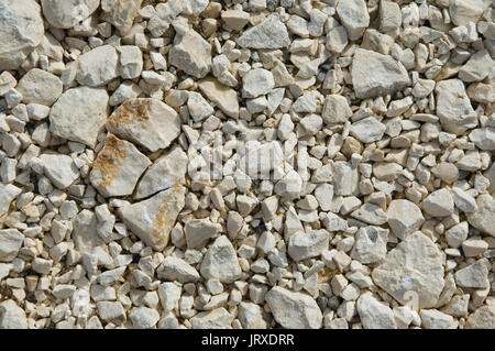 gravel on a footpath Stock Photo