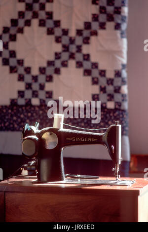 Singer Sewing Machine Stock Photo
