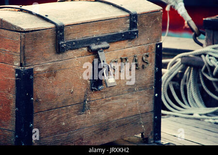 Treasure chest. photo. Stock Photo