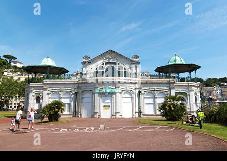 the old closed down for redevelopment, princess pavilion theatre in torquay, devon, england, uk, Stock Photo