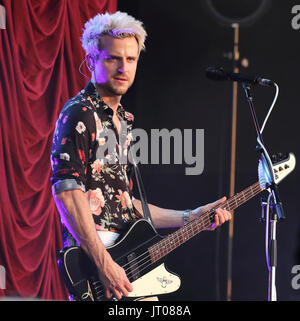 Kings of Leon perform at British Summertime, Hyde Park, Lonodn  Featuring: Kings of Leon, Jared Followill Where: London, United Kingdom When: 06 Jul 2017 Credit: WENN.com Stock Photo