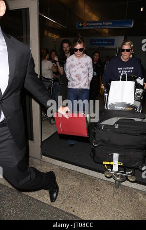 Kirsten Dunst arrives at the airport  Featuring: Kirsten Dunst Where: Los Angeles, California, United States When: 07 Jul 2017 Credit: WENN.com Stock Photo