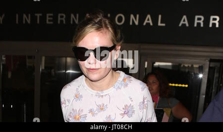 Kirsten Dunst arrives at the airport  Featuring: Kirsten Dunst Where: Los Angeles, California, United States When: 07 Jul 2017 Credit: WENN.com Stock Photo