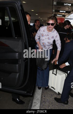 Kirsten Dunst arrives at the airport  Featuring: Kirsten Dunst Where: Los Angeles, California, United States When: 07 Jul 2017 Credit: WENN.com Stock Photo