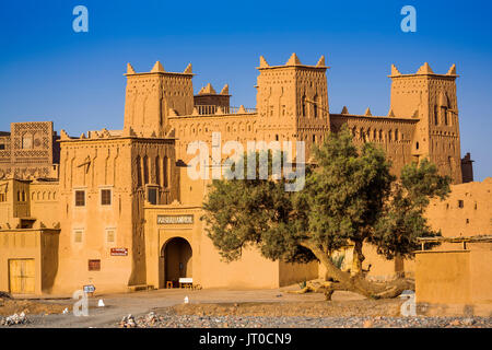 Hotel Kasbah Amridil, Dades Valley, Skoura. Morocco, Maghreb North Africa Stock Photo