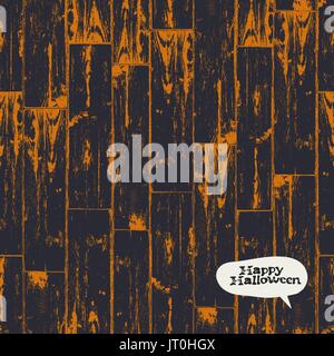 Halloween seamless pattern vector illustration. 31 of October holiday background. Halloween holiday wooden colored background. Stock Vector