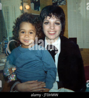 Liza Minnelli and Malaika Vereen, daughter of Ben Vereen pictured on January 2974 . Credit: Nancy Barr Brandon/MediaPunch Stock Photo