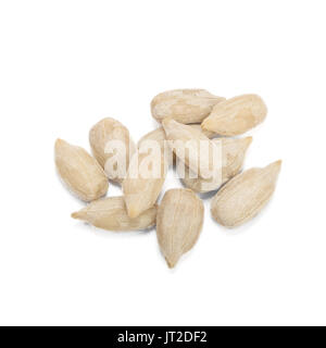 Pile Of Sunflower Seeds Isolated On White Background Stock Photo - Alamy