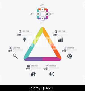 Infographics template 3 options Stock Vector