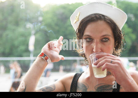 Mickey Avalon portraits 2007 Lollapalooza Chicago,Il Stock Photo