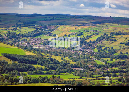 View Of Bradwell Village, Derbyshire Stock Photo - Alamy