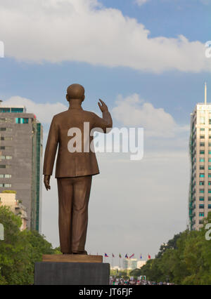 Ho Chi Minh statue in Saigon, Vietnam. Stock Photo