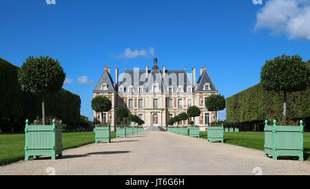 Chateau de Sceaux - grand country house in Sceaux, Hauts-de-Seine, not far from Paris, France. Located in a park laid out by Andre Le Notre, it houses Stock Photo