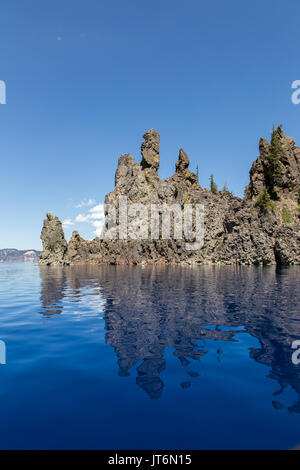 Phantom ship reflection Stock Photo