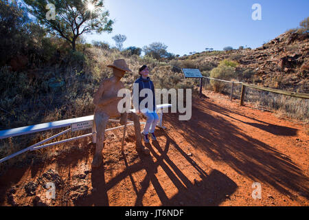 Flora and Fauna sanctuary  Broken Hill New South Wales Australia Stock Photo