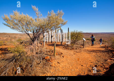 Flora and Fauna sanctuary  Broken Hill New South Wales Australia Stock Photo