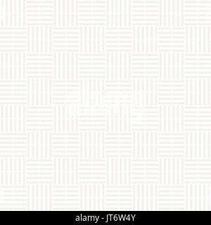 Crosshatch vector seamless geometric pattern. Crossed graphic rectangles background. Seamless subtle texture of crosshatched bold lines. Trellis simple fabric print. Stock Vector