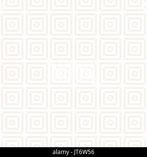 Crosshatch vector seamless geometric pattern. Crossed graphic rectangles background. Seamless subtle texture of crosshatched bold lines. Trellis simple fabric print. Stock Vector