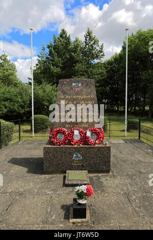 The 384th, 8th USAF Airforce Memorial at Grafton Underwood village, Northamptonshire; England; UK Stock Photo