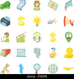 Fiscal icons set, isometric style Stock Vector