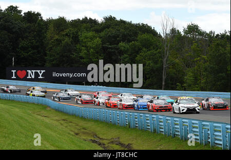 August 5, 2017: The pace car leads the field prior to the NASCAR XFINITY Series Zippo 200 at The Glen on Saturday, August 5, 2017 at Watkins Glen International in Watkins Glen, New York. Rich Barnes/CSM Stock Photo