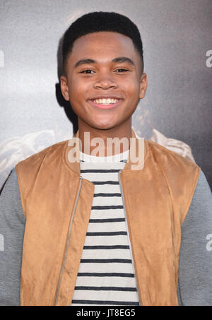 Los Angeles, California, USA. 07th Aug, 2017. Chosen Jacob - IT  arriving at the Annabelle Creation Premiere at the TCL Chinese Theatre in Los Angeles. August 7, 2017. Credit: Tsuni / USA/Alamy Live News