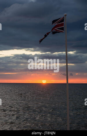 Aberystwyth Wales UK, Tuesday 08 December 2015 Subset over Aberystwyth ...