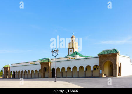 Ahl Fas Mosque, the royal palace mosque in Rabat, Morocco. Stock Photo