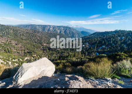 Big Bear Mountain in the San Bernardino Mountains, California, United States of America, North America Stock Photo