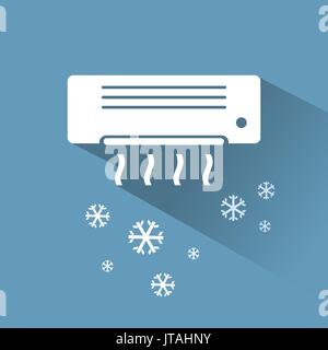 Air conditioner cooling icon Stock Vector