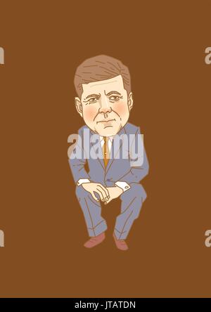 The great men in history Stock Vector