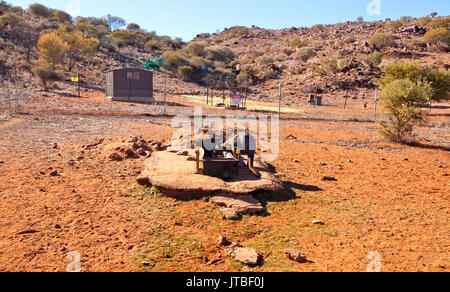 flora and fauna sanctuary Broken Hill New South Wales Australia Stock Photo