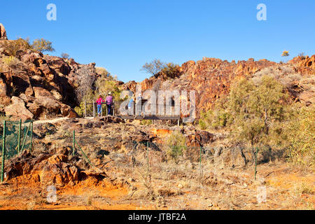 flora and fauna sanctuary Broken Hill New South Wales Australia Stock Photo