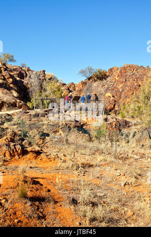 flora and fauna sanctuary Broken Hill New South Wales Australia Stock Photo