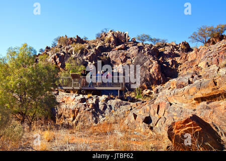 flora and fauna sanctuary Broken Hill New South Wales Australia Stock Photo