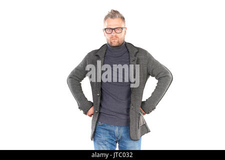 Man in eyeglasses Stock Photo