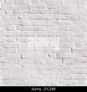 seamless clean white painted brick wall. background, texture. Stock Photo